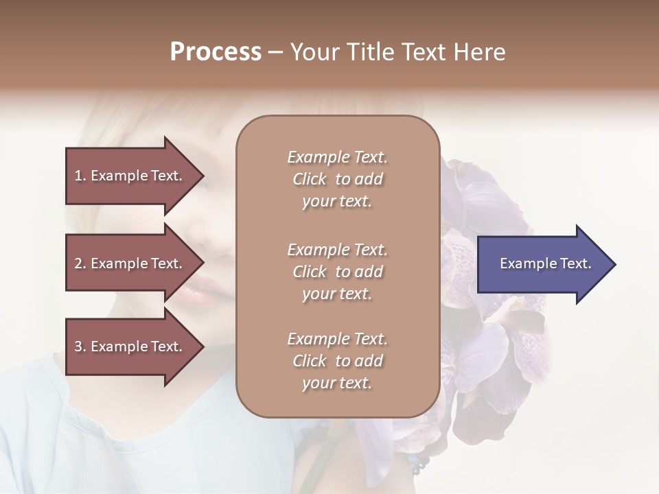 Beautiful Human Child PowerPoint Template