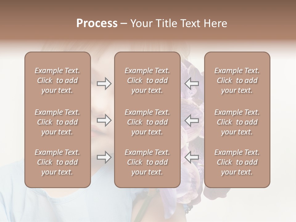 Beautiful Human Child PowerPoint Template