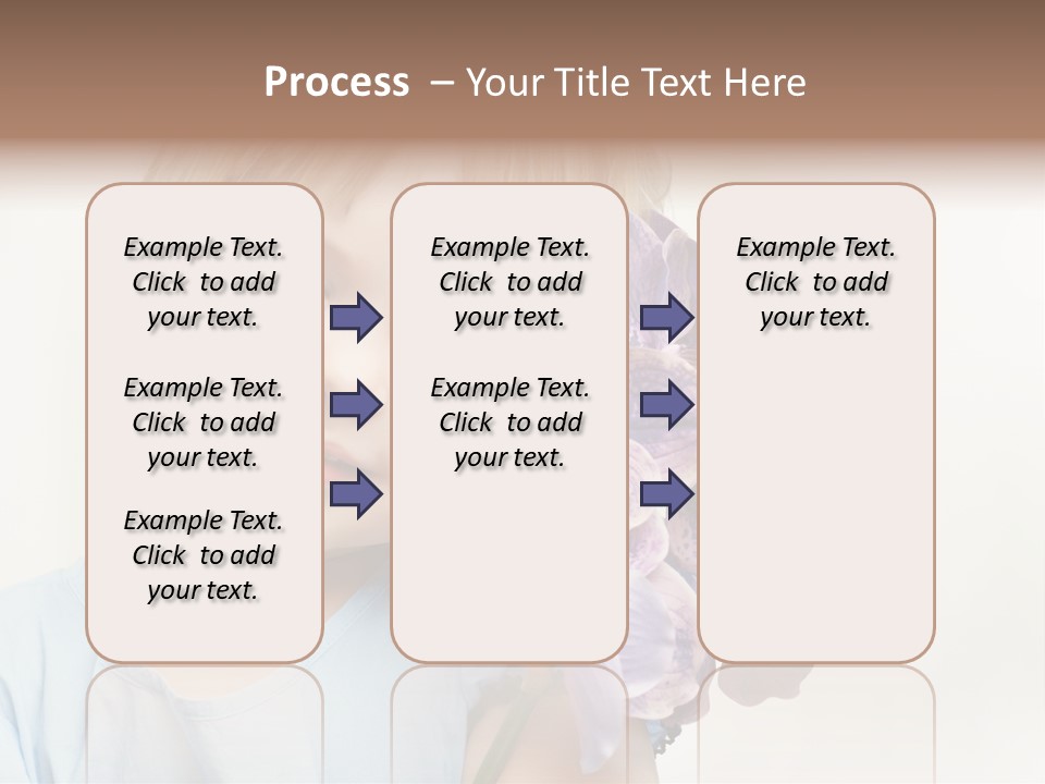 Beautiful Human Child PowerPoint Template