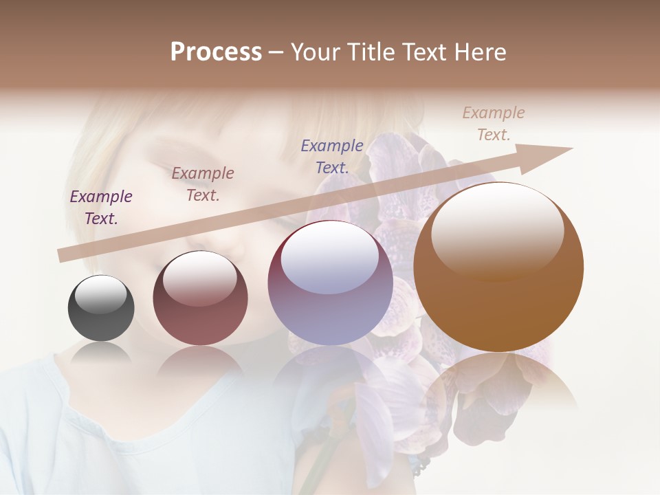 Beautiful Human Child PowerPoint Template