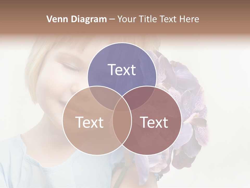 Beautiful Human Child PowerPoint Template