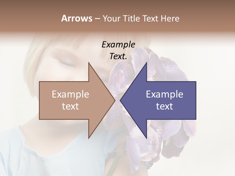 Beautiful Human Child PowerPoint Template