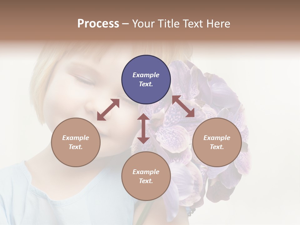 Beautiful Human Child PowerPoint Template