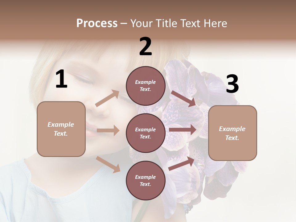 Beautiful Human Child PowerPoint Template