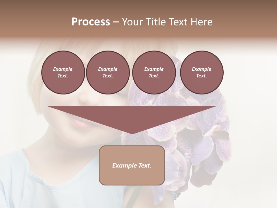 Beautiful Human Child PowerPoint Template