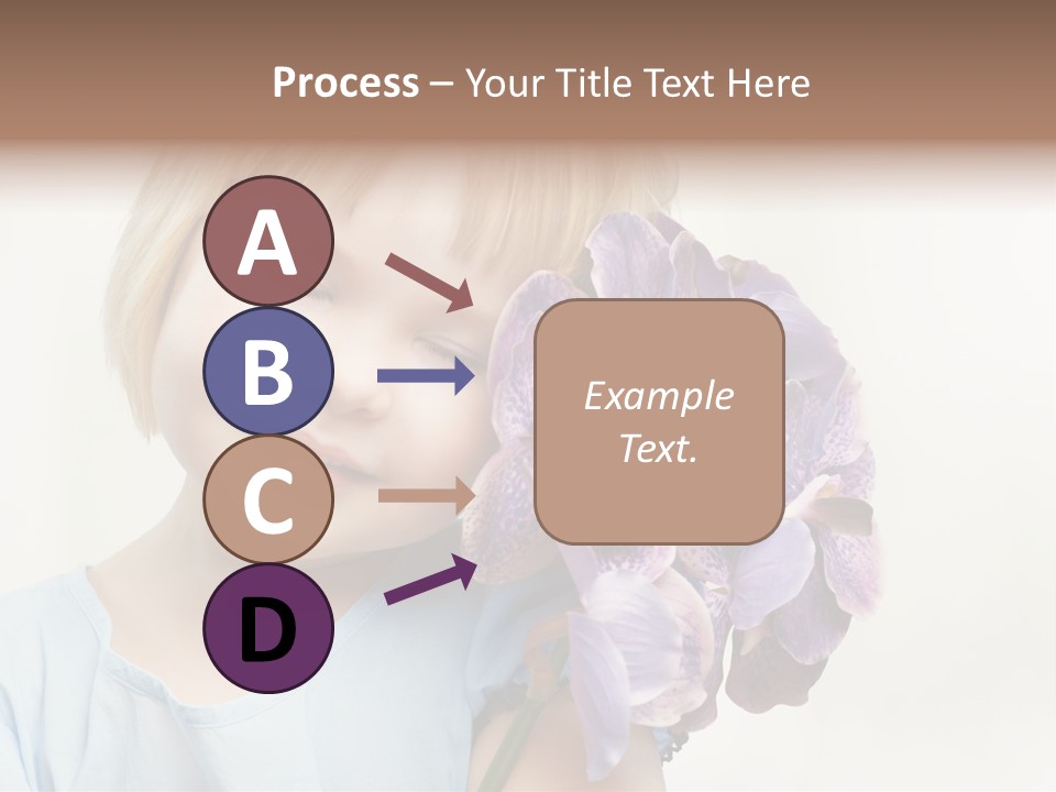 Beautiful Human Child PowerPoint Template