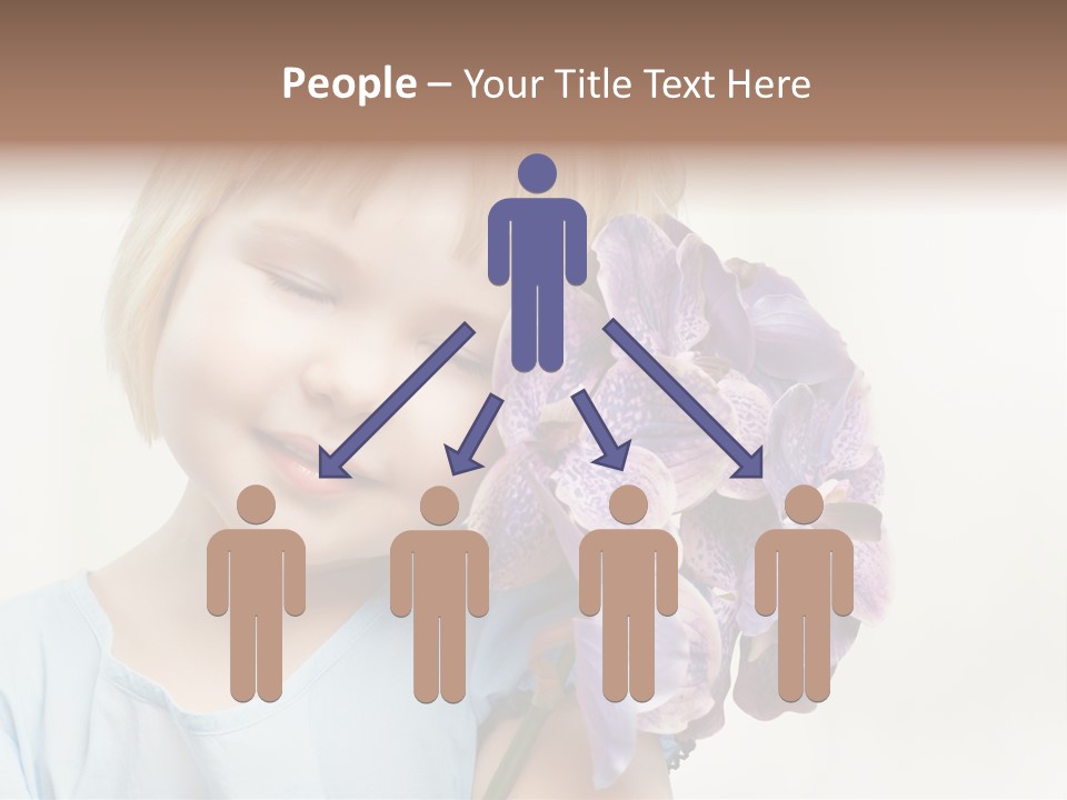 Beautiful Human Child PowerPoint Template