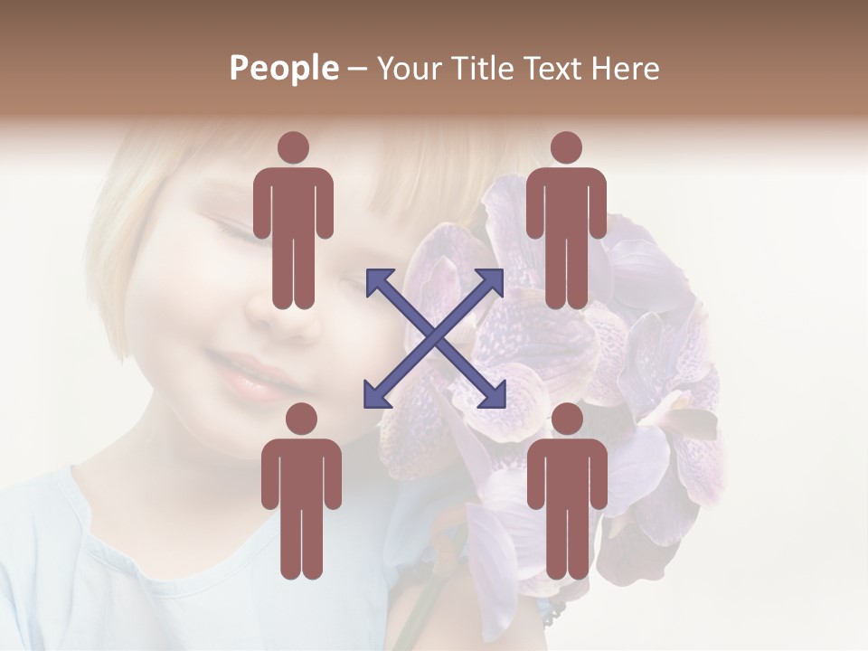 Beautiful Human Child PowerPoint Template