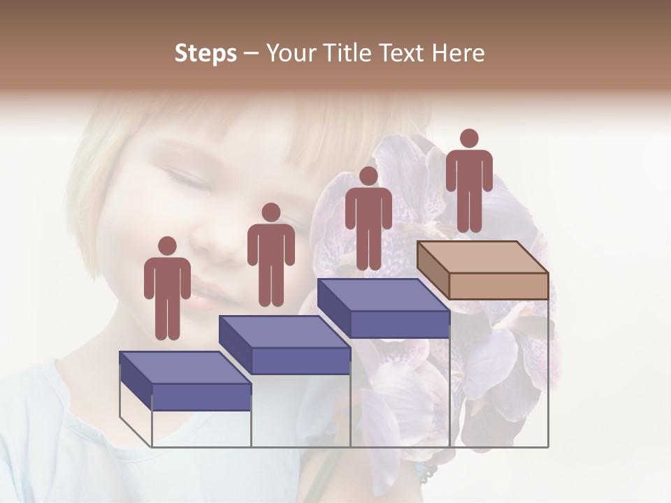 Beautiful Human Child PowerPoint Template