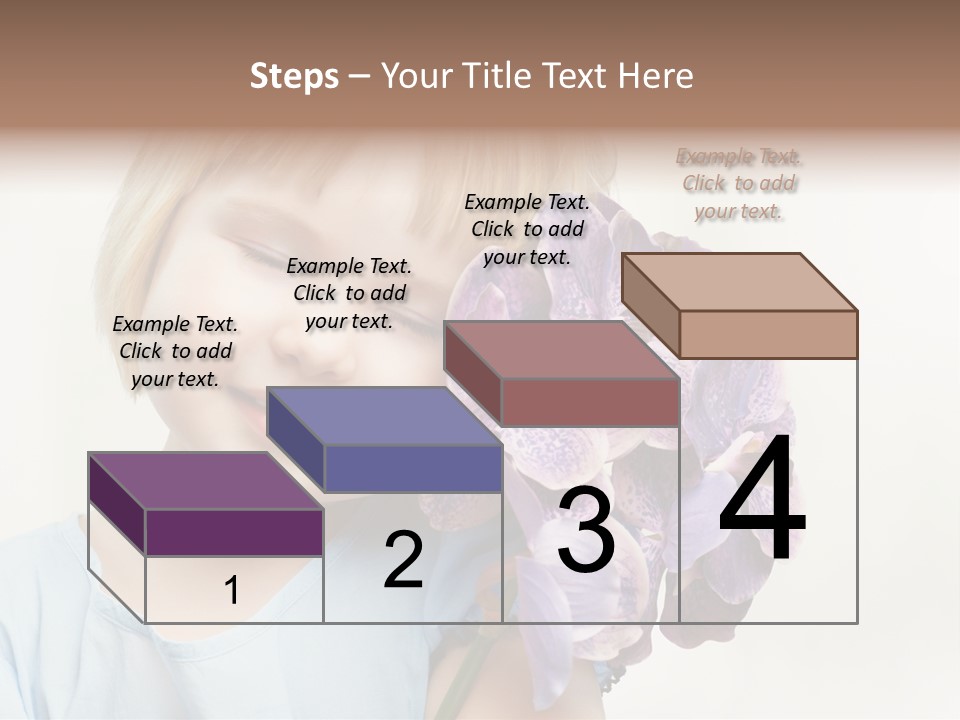 Beautiful Human Child PowerPoint Template