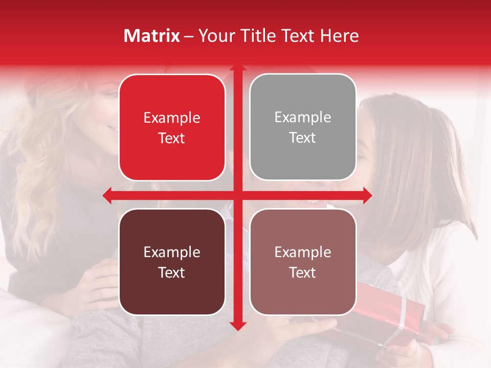 Happiness Present Holiday PowerPoint Template