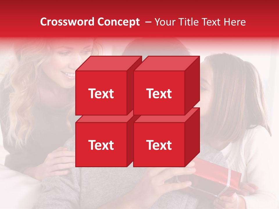 Happiness Present Holiday PowerPoint Template