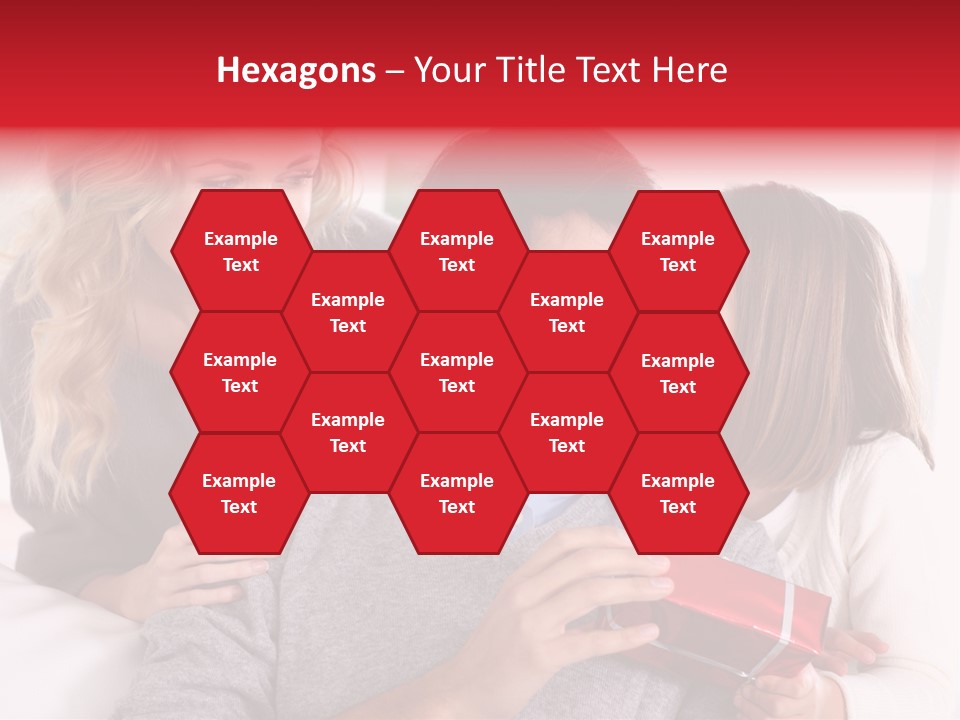 Happiness Present Holiday PowerPoint Template