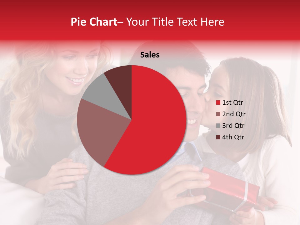 Happiness Present Holiday PowerPoint Template