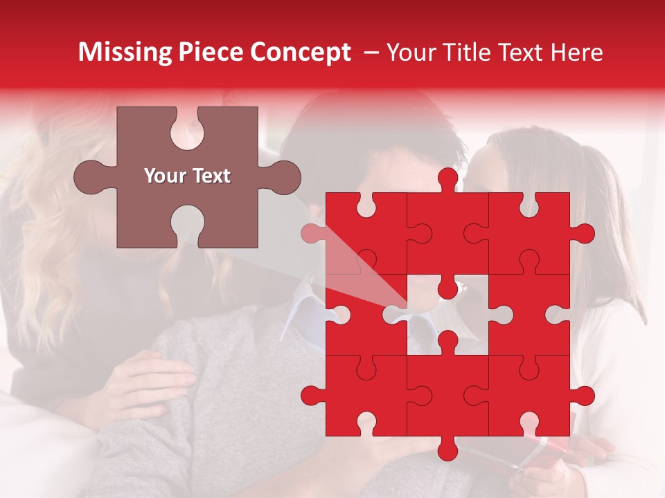 Happiness Present Holiday PowerPoint Template