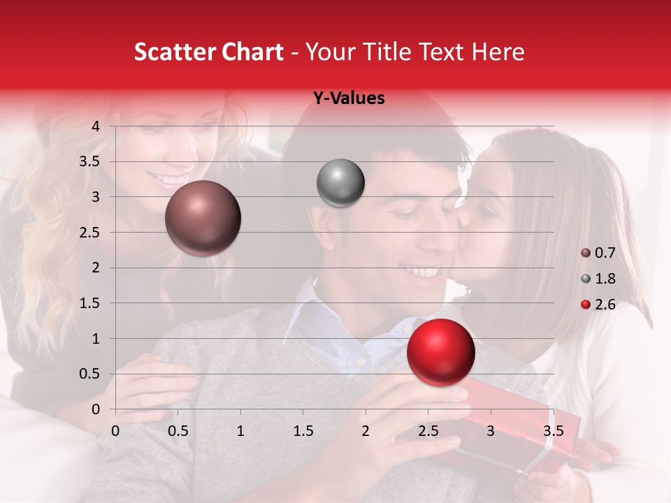 Happiness Present Holiday PowerPoint Template