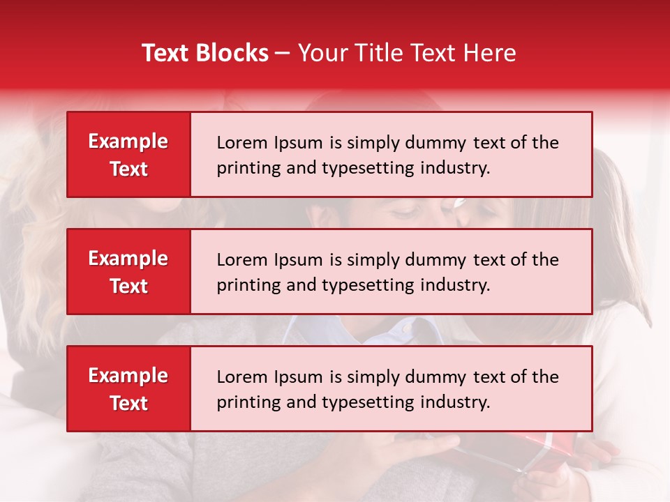 Happiness Present Holiday PowerPoint Template