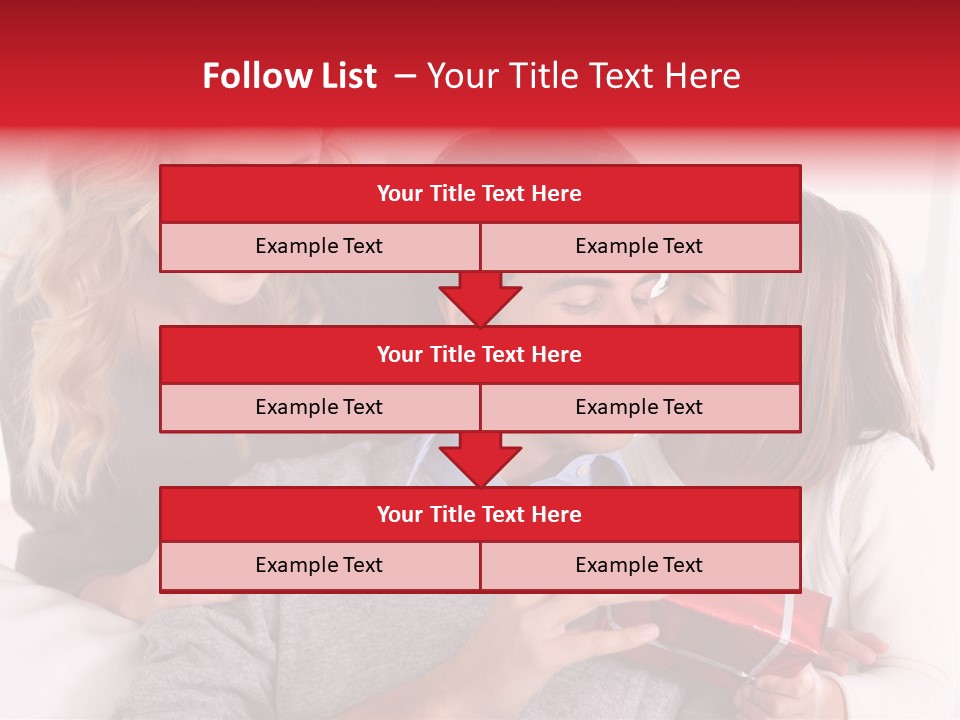 Happiness Present Holiday PowerPoint Template