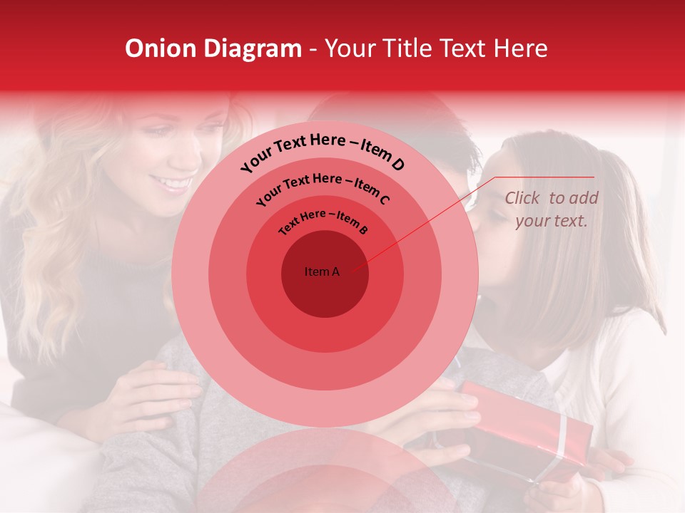 Happiness Present Holiday PowerPoint Template