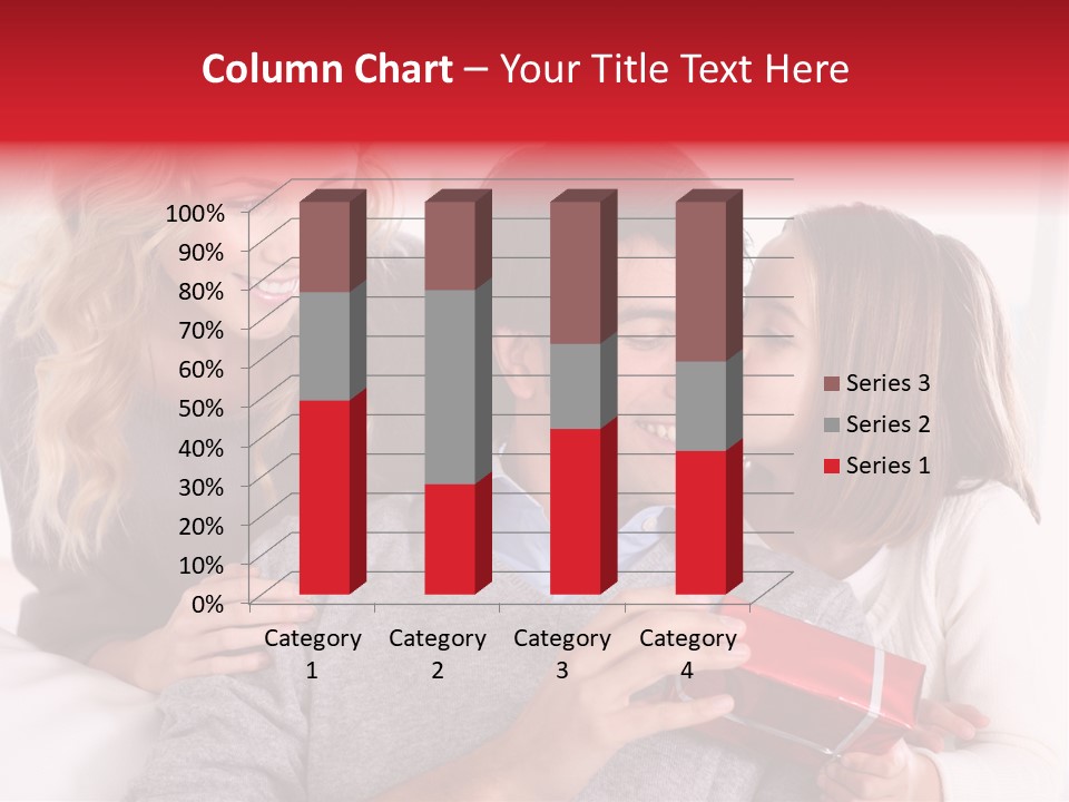 Happiness Present Holiday PowerPoint Template