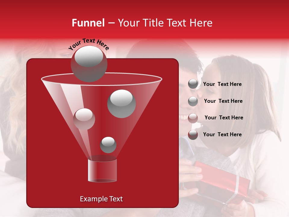 Happiness Present Holiday PowerPoint Template