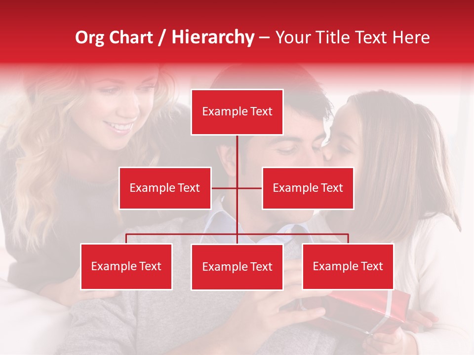 Happiness Present Holiday PowerPoint Template