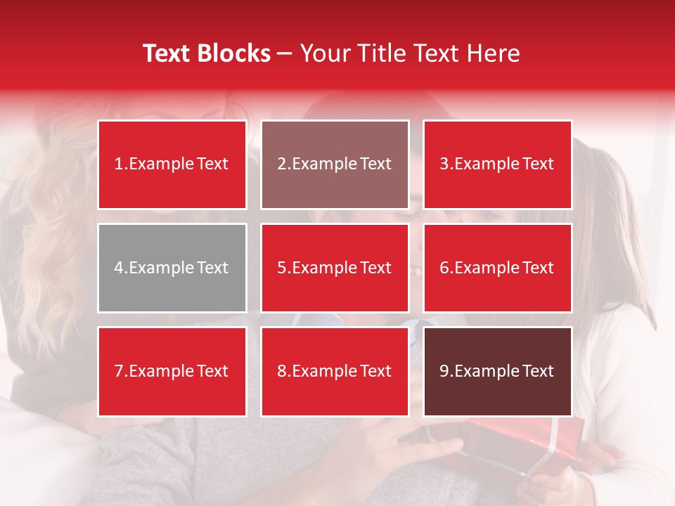 Happiness Present Holiday PowerPoint Template