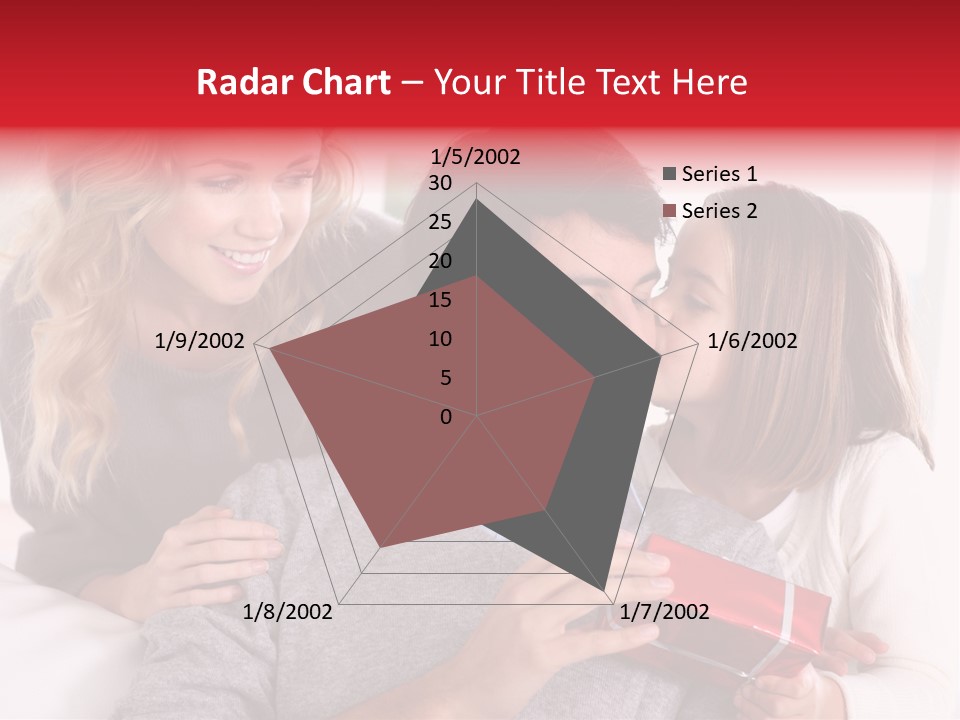 Happiness Present Holiday PowerPoint Template