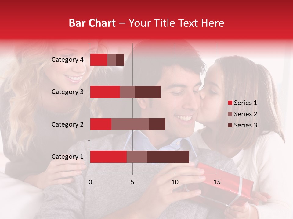 Happiness Present Holiday PowerPoint Template