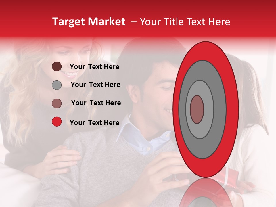 Happiness Present Holiday PowerPoint Template