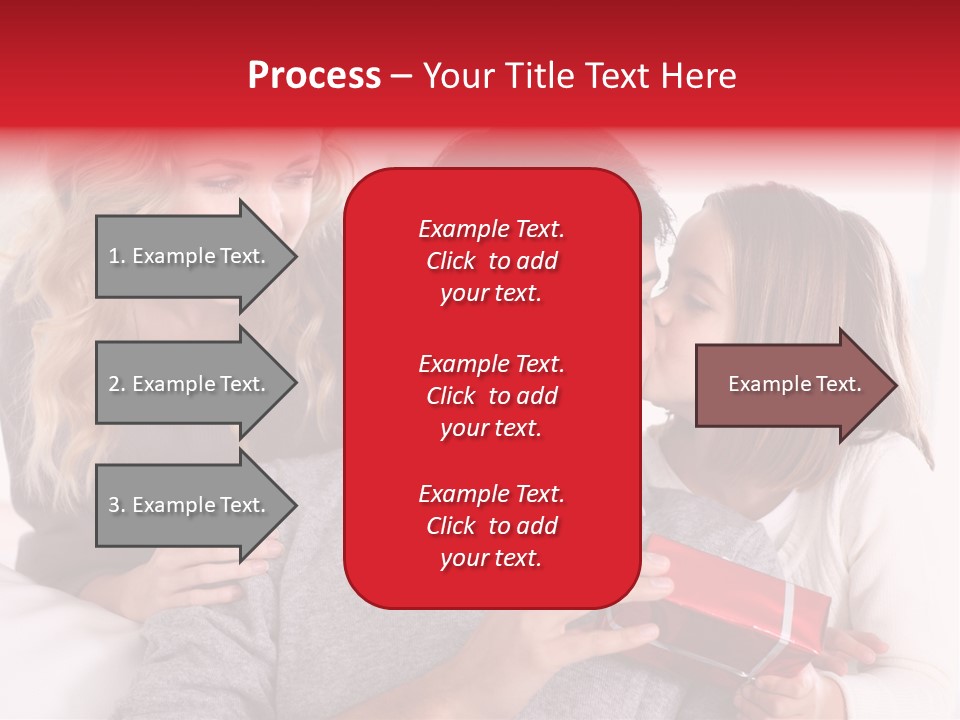 Happiness Present Holiday PowerPoint Template