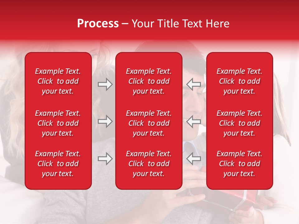 Happiness Present Holiday PowerPoint Template