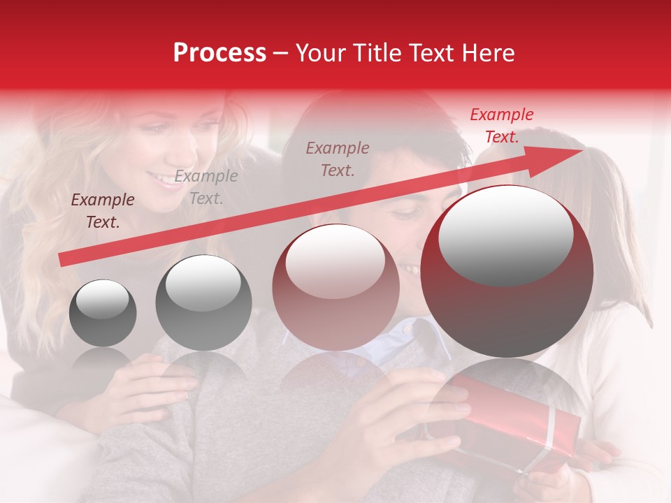 Happiness Present Holiday PowerPoint Template