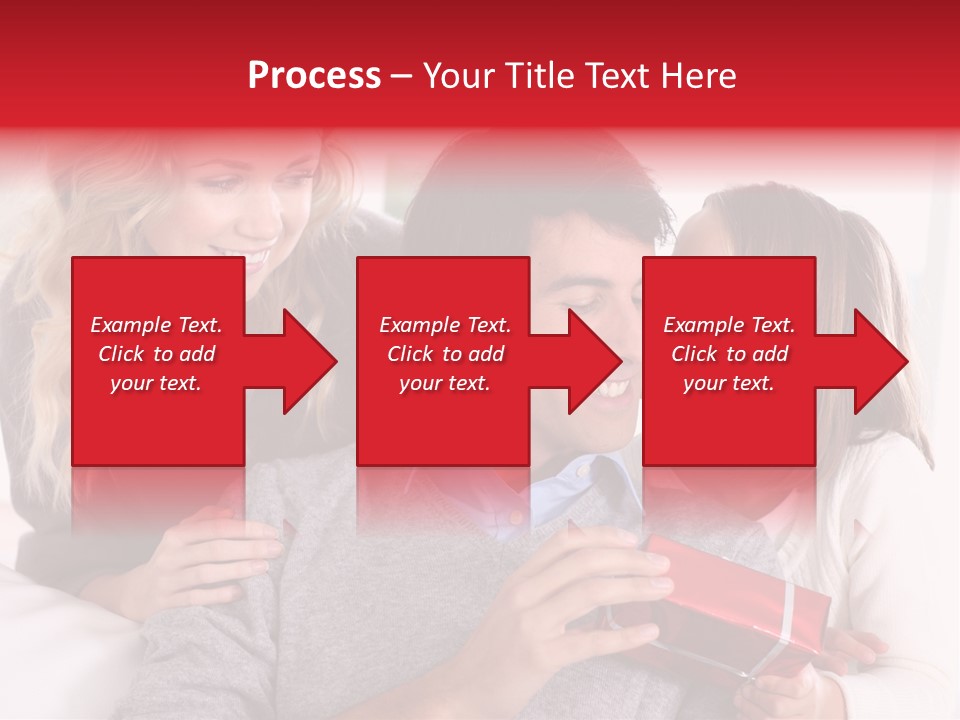 Happiness Present Holiday PowerPoint Template