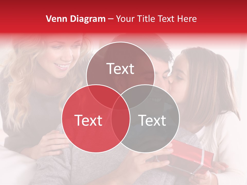 Happiness Present Holiday PowerPoint Template