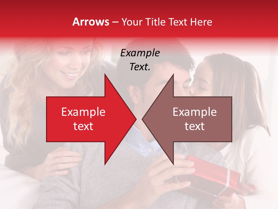 Happiness Present Holiday PowerPoint Template