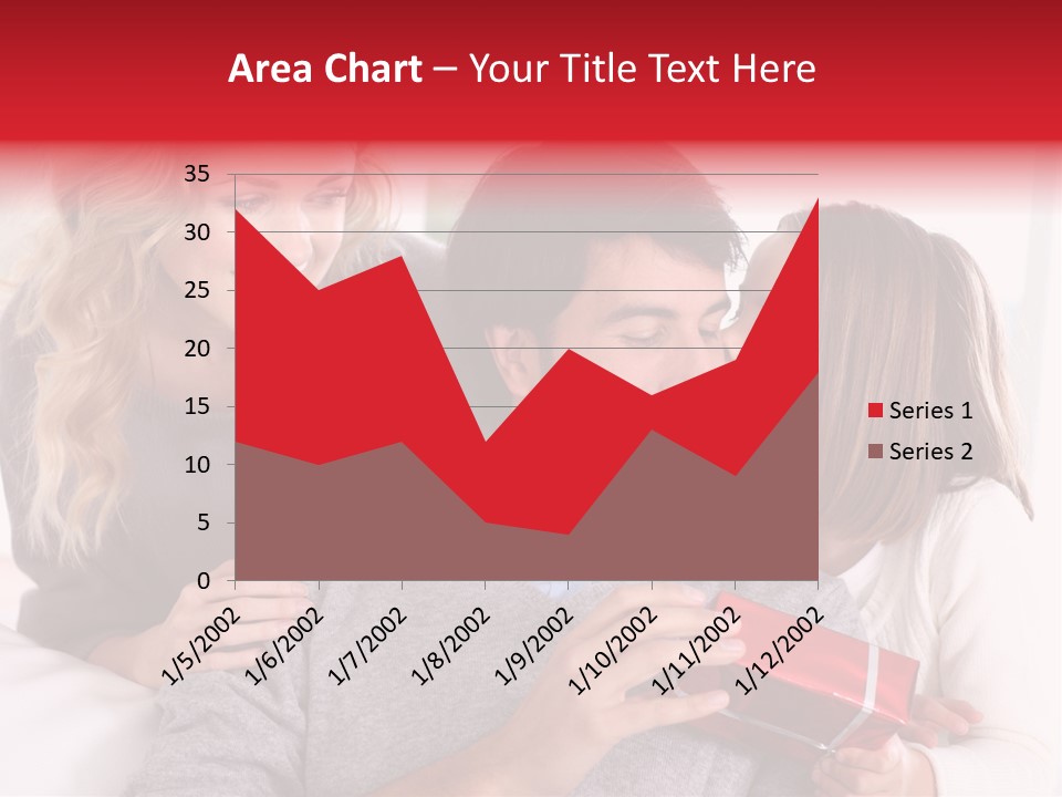Happiness Present Holiday PowerPoint Template