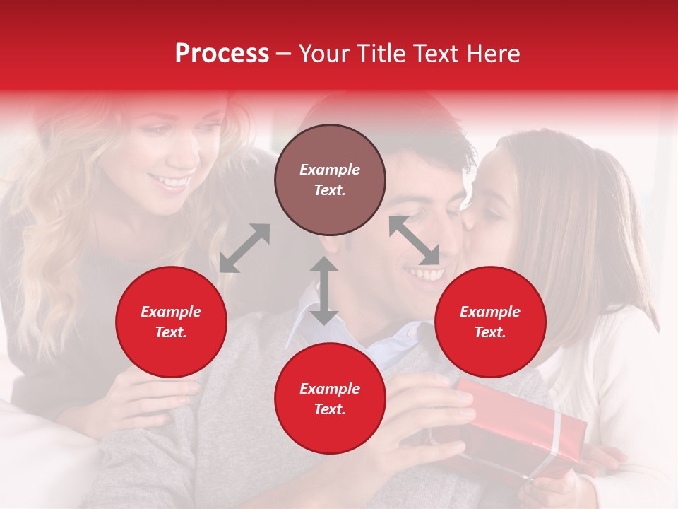 Happiness Present Holiday PowerPoint Template