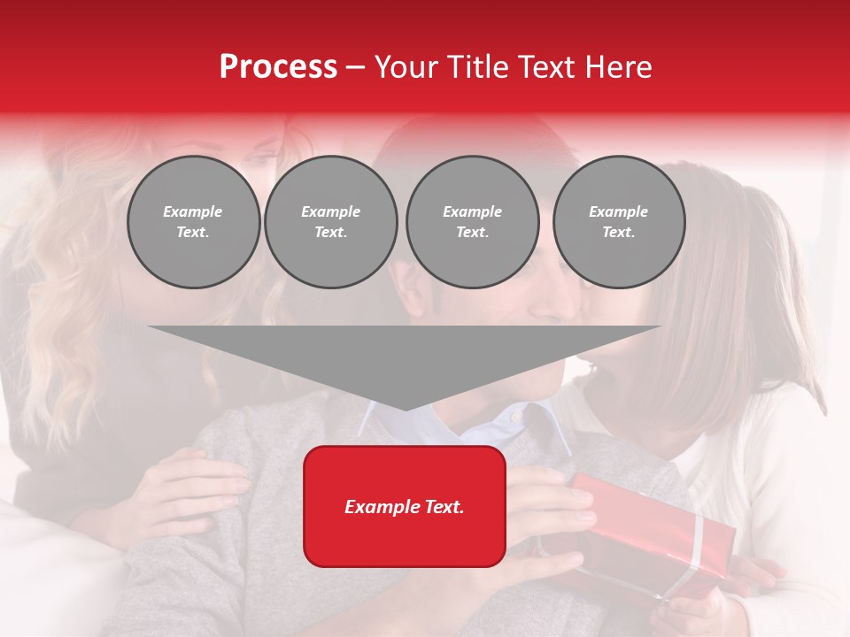 Happiness Present Holiday PowerPoint Template