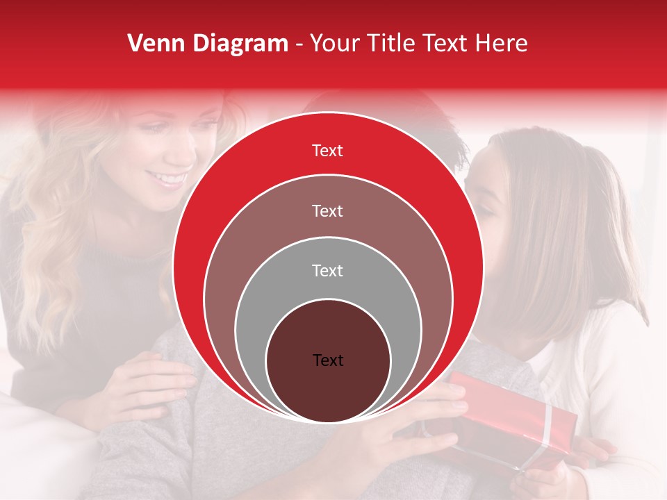 Happiness Present Holiday PowerPoint Template