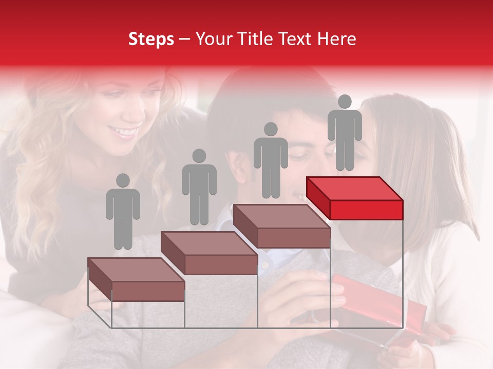 Happiness Present Holiday PowerPoint Template