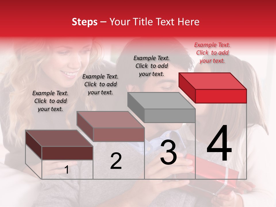 Happiness Present Holiday PowerPoint Template