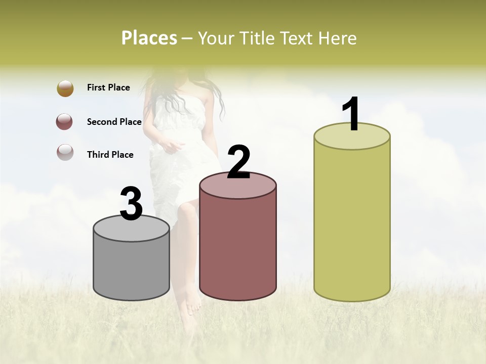 Cloudy Optimistic Sky PowerPoint Template