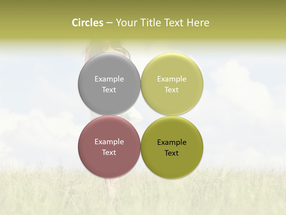 Cloudy Optimistic Sky PowerPoint Template
