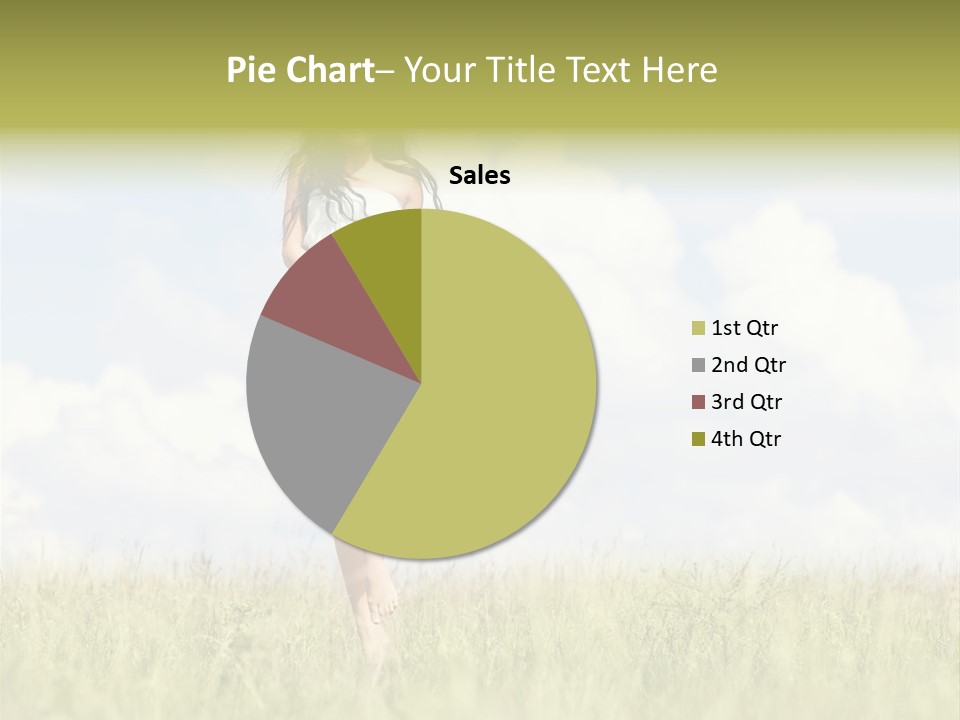 Cloudy Optimistic Sky PowerPoint Template