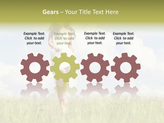 Cloudy Optimistic Sky PowerPoint Template