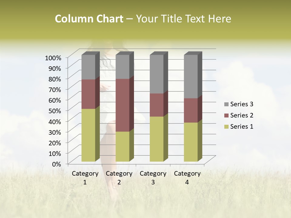 Cloudy Optimistic Sky PowerPoint Template
