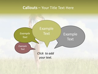 Cloudy Optimistic Sky PowerPoint Template