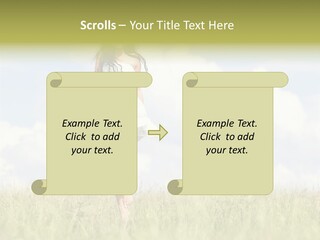 Cloudy Optimistic Sky PowerPoint Template