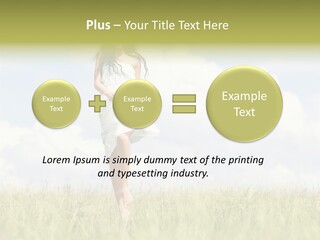 Cloudy Optimistic Sky PowerPoint Template